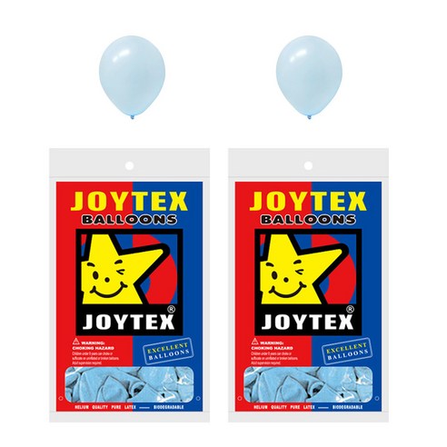 파티쇼 마카롱 풍선 15cm 100p, 블루, 2개
