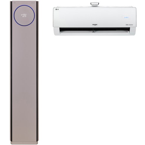 LG 인버터 81.8㎡(24.8평) + 18.7㎡(5.7평) 휘센 타워에어컨 럭셔리 일반배관 멀티형 FQ25LCNRE2 방문설치