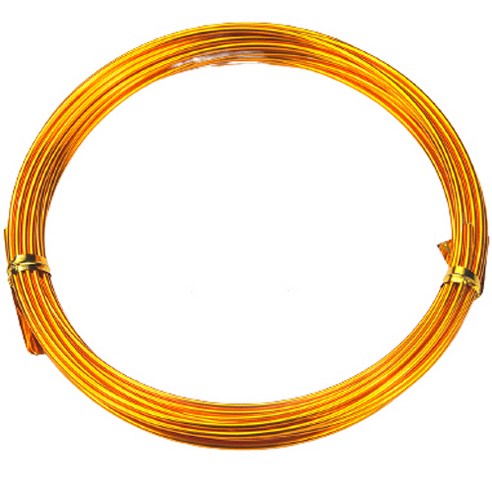 에나벨 공예철사 1.5mm x 5m, 07 주황색, 1개