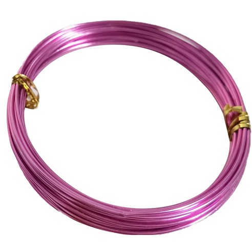 수공예 컬러 철사 1.5mm, 21 핑크, 1개