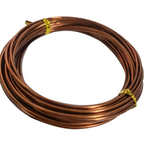 수공예 컬러 철사 2mm, 47브라운, 1개