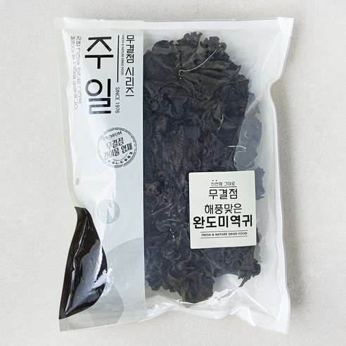 주일 무결점 해풍맞은 완도미역귀, 200g, 6개