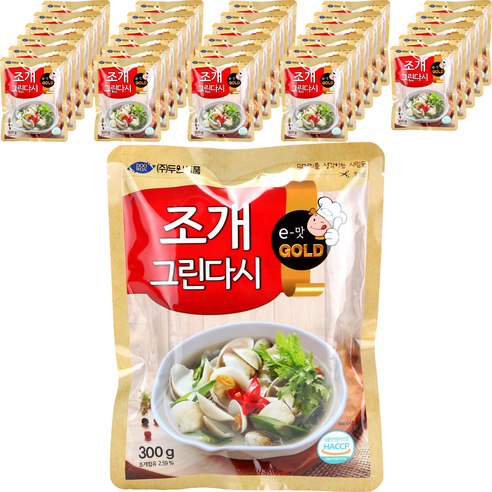 두원식품 조개 그린다시 조미료, 300g, 30개