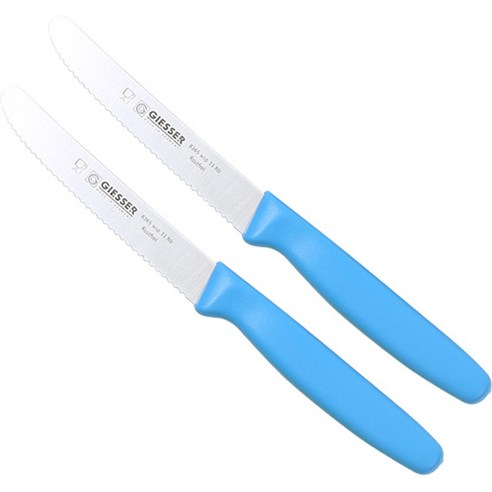 기셀 비비드컬러 톱니과도 2p, 라이트블루