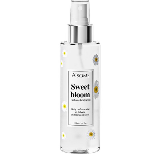 ASOME 퍼퓸 바디미스트 스위트 블룸, 1개, 150ml