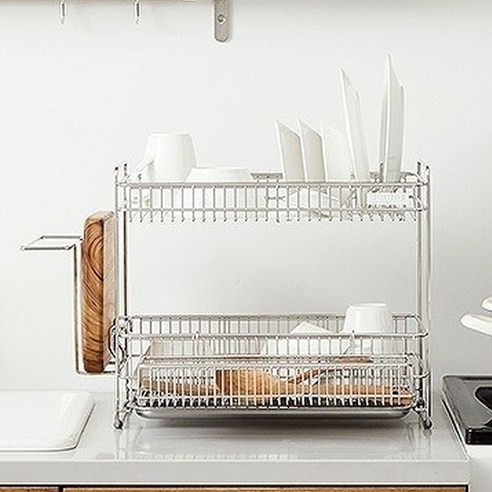 올스텐으로 깨끗하게, 한샘 식기건조대로 주방 위생 걱정 끝!