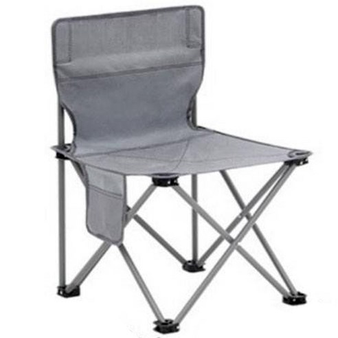 비제이팩토리 킵샌딩 야외 캠핑 포터블 체어, 1개, 그레이(의자)