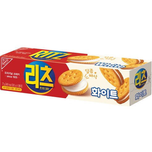 동서식품 리츠 샌드위치 화이트 2p, 1개, 77g