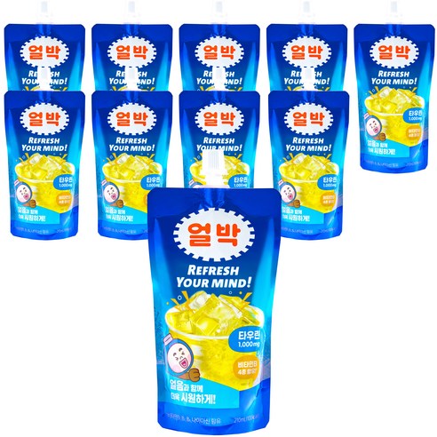 얼박 음료, 10개, 210ml