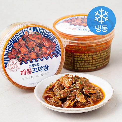 연안식당 매콤 꼬막장 (냉동), 150g, 1팩