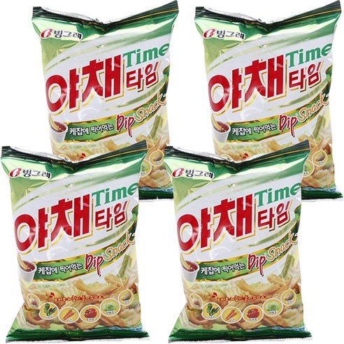 야채타임 빙그레, 70g, 4개
