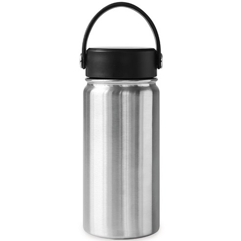 미롬 핸들 스윙 텀블러, 450ml, 실버