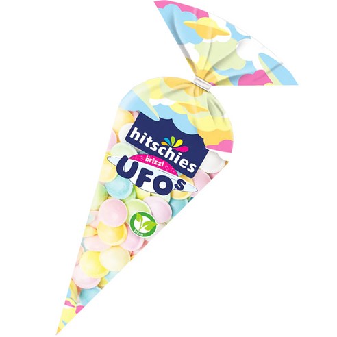히치스 UFOs 우주 캔디, 75g, 2개