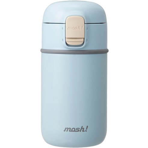 모슈 라떼 원터치 텀블러, 스카이, 360ml, 1개