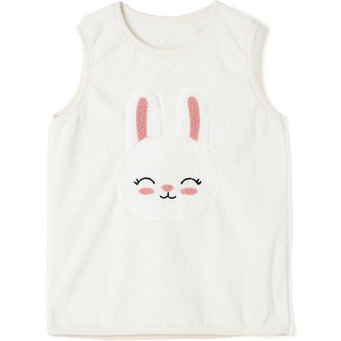 유아용 스마일 레빗 수면조끼