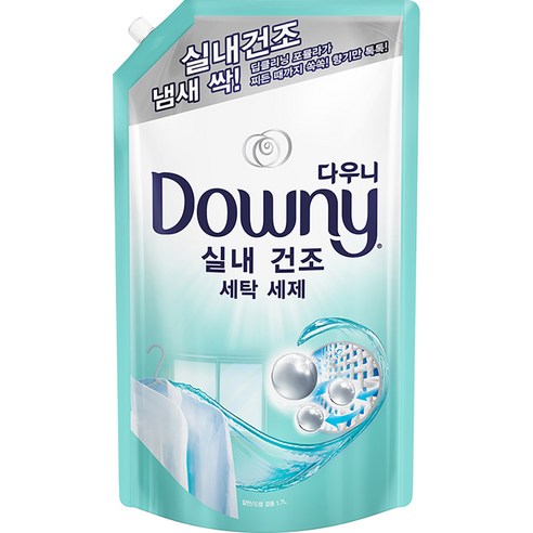다우니 프리미엄 액체형 실내건조 세탁 세제, 1.7L, 1개