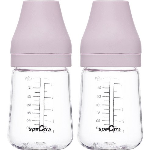 스펙트라 PA 젖병 160ml 트윈 S젖꼭지 포함 라벤더 2p, 2개
