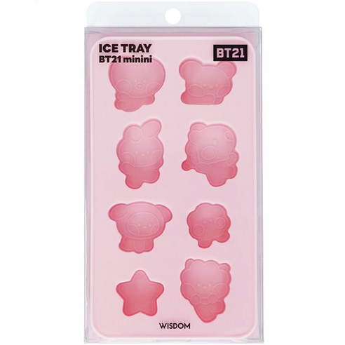 BT21 라인프렌즈 minini 아이스트레이, 핑크