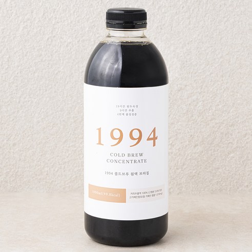 노브랜드 커피  1994 콜드브루 원액 브라질, 1000ml, 1개