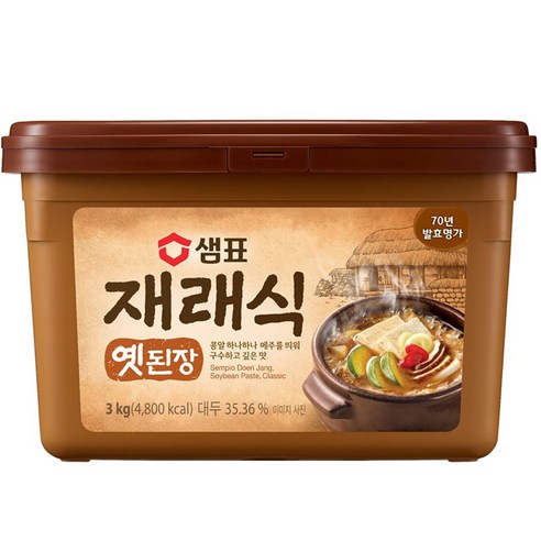 재래된장 샘표 재래식 옛된장, 3kg, 1개 Best Top5