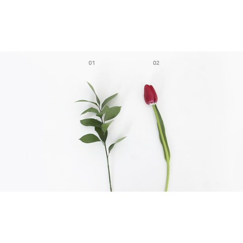 우아함과 향기로 마음을 전하는 레드 튤립 꽃다발