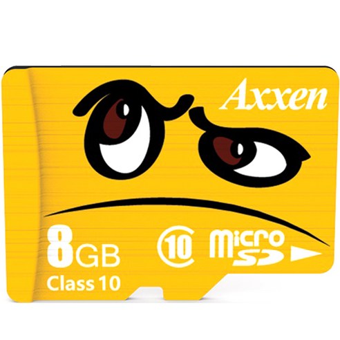 액센 프리미엄 Class10 UHS-1 캐릭터 마이크로 SD카드 Micro SD, 8GB