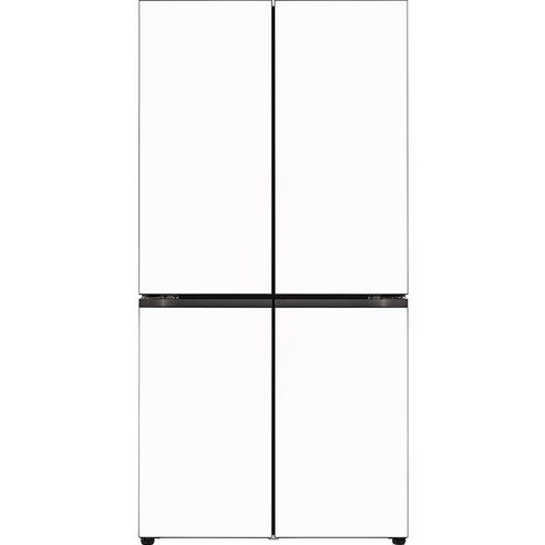 LG전자 디오스 오브제컬렉션 베이직 4도어 냉장고 글라스 870L 방문설치