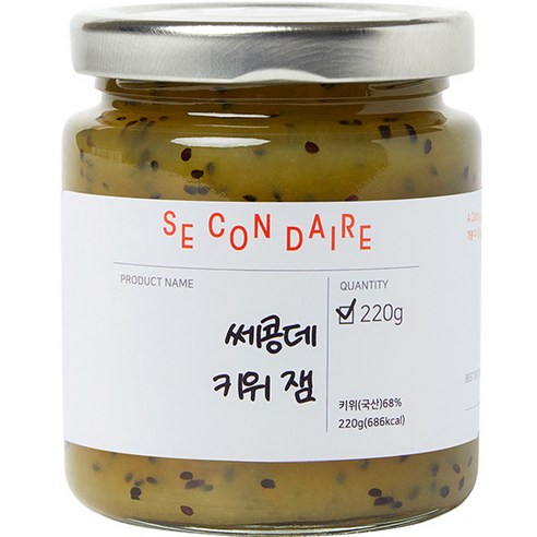 쎄콩데 키위 잼, 220g, 1개