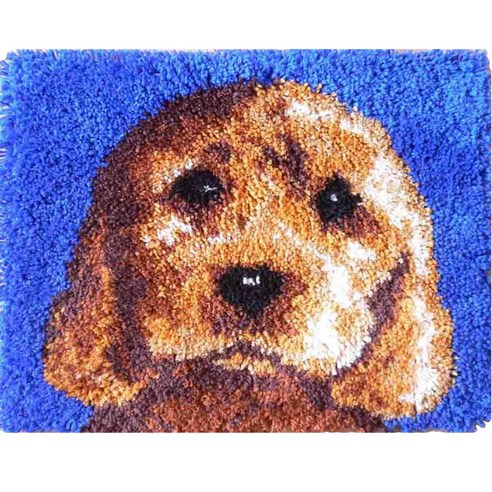 더인홈 강아지 십자수 DIY 패키지 50 x 38 cm 기본 도안, TYPE2, 1개