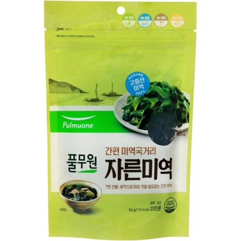 풀무원 간편한 미역국거리 미역, 1개, 50g