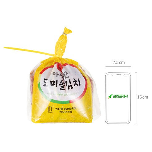 도미솔 싱싱생생 맛김치, 1개, 2kg