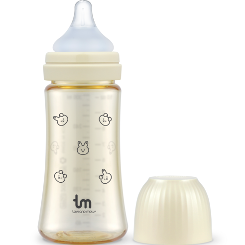 토비앤몰리 PPSU 돗바니 젖병 싱글팩, 바닐라, 280ml, 1개