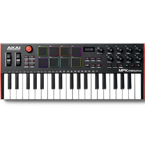 아카이 마스터키보드, 혼합색상, MPK Mini Plus, 1개 미디컨트롤러