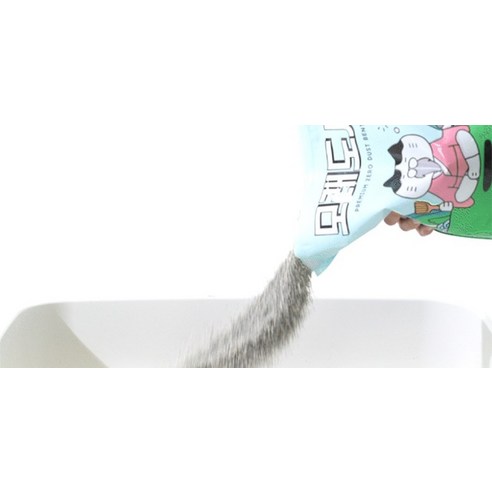 고양이 모래도사 프리미엄 제로 더스트 벤토나이트 모래: 깨끗하고 안전한 고양이 집을 위한 필수품