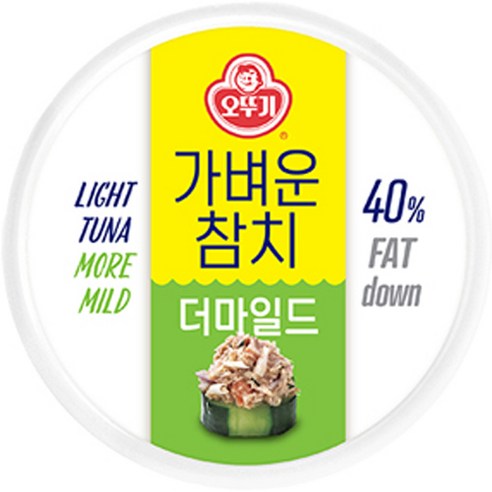 오뚜기 가벼운참치 더마일드, 135g, 1개