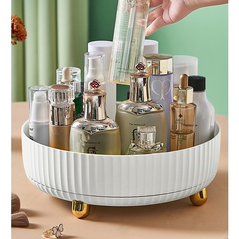 주방 공간 정리와 최적화를 위한 다용도 회전트레이 정리함