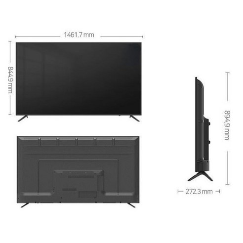 시티브 4K UHD TV, 164cm(65인치), NM65UHD, 스탠드형, 방문설치