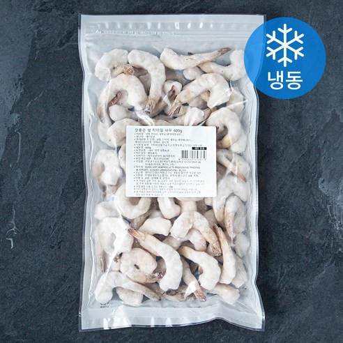 맛좋은 칵테일 새우 55~65마리 (냉동), 600g(중), 1팩