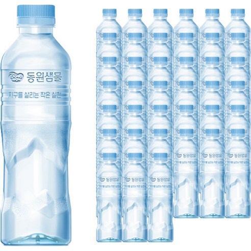 동원샘물 생수 무라벨, 500ml, 40개