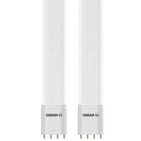 오스람 LED 플라스틱 커버 램프 18W DLXLED18W, 주광색, 2개