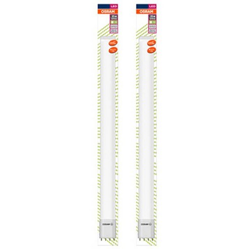 오스람 LED 플라스틱 커버 램프 25W DLXLED25W, 백색, 2개