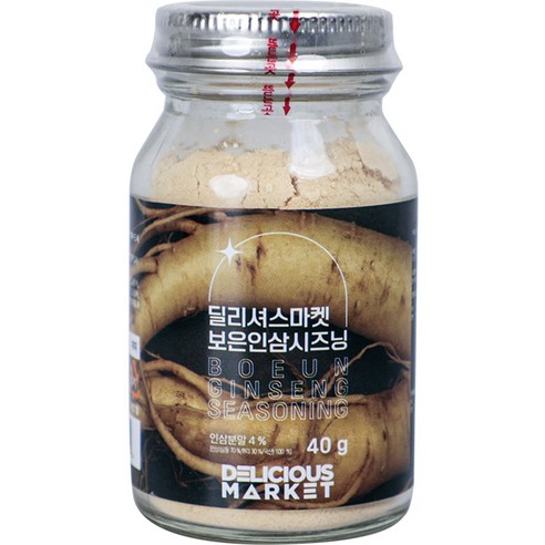 딜리셔스마켓 보은 인삼 시즈닝, 40g, 1개