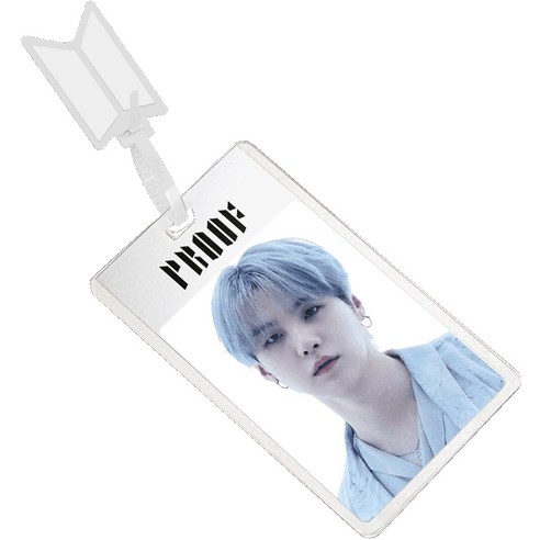 방탄소년단 Proof 3D LENTICULAR PREMIUM CARD STRAP 슈가 VER, 혼합색상, 단품