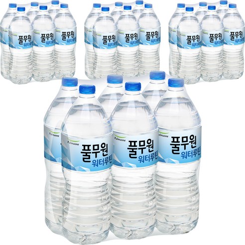 풀무원샘물 워터루틴, 2L, 24개