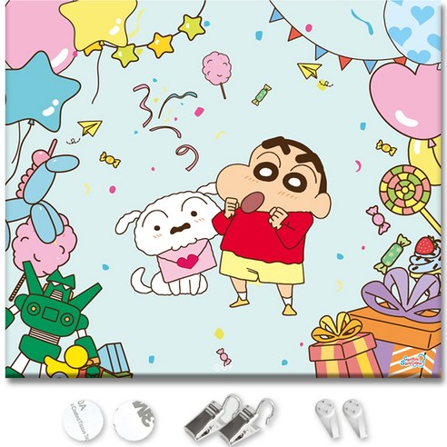 투코비 짱구 파티배너 생일축하 현수막, SC-BN-02M