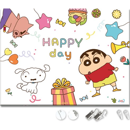 투코비 짱구 파티배너 생일축하 현수막, SC-BN-03L