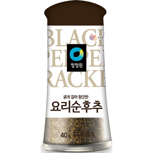 대상 청정원 요리순후추, 40g, 6개