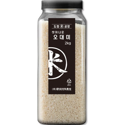 도정공장 씻어나온 오대미, 2kg, 1개