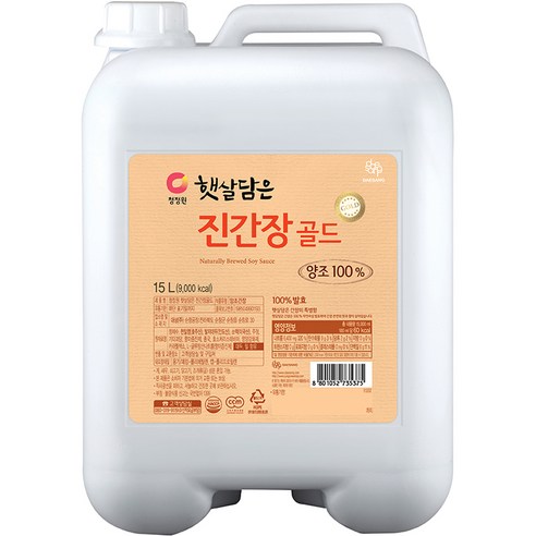 햇살담은 진간장 골드, 15L, 1개