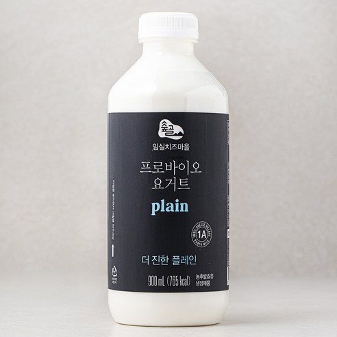 숲골 임실치즈마을 프로바이오 요거트 플레인, 900ml, 1개